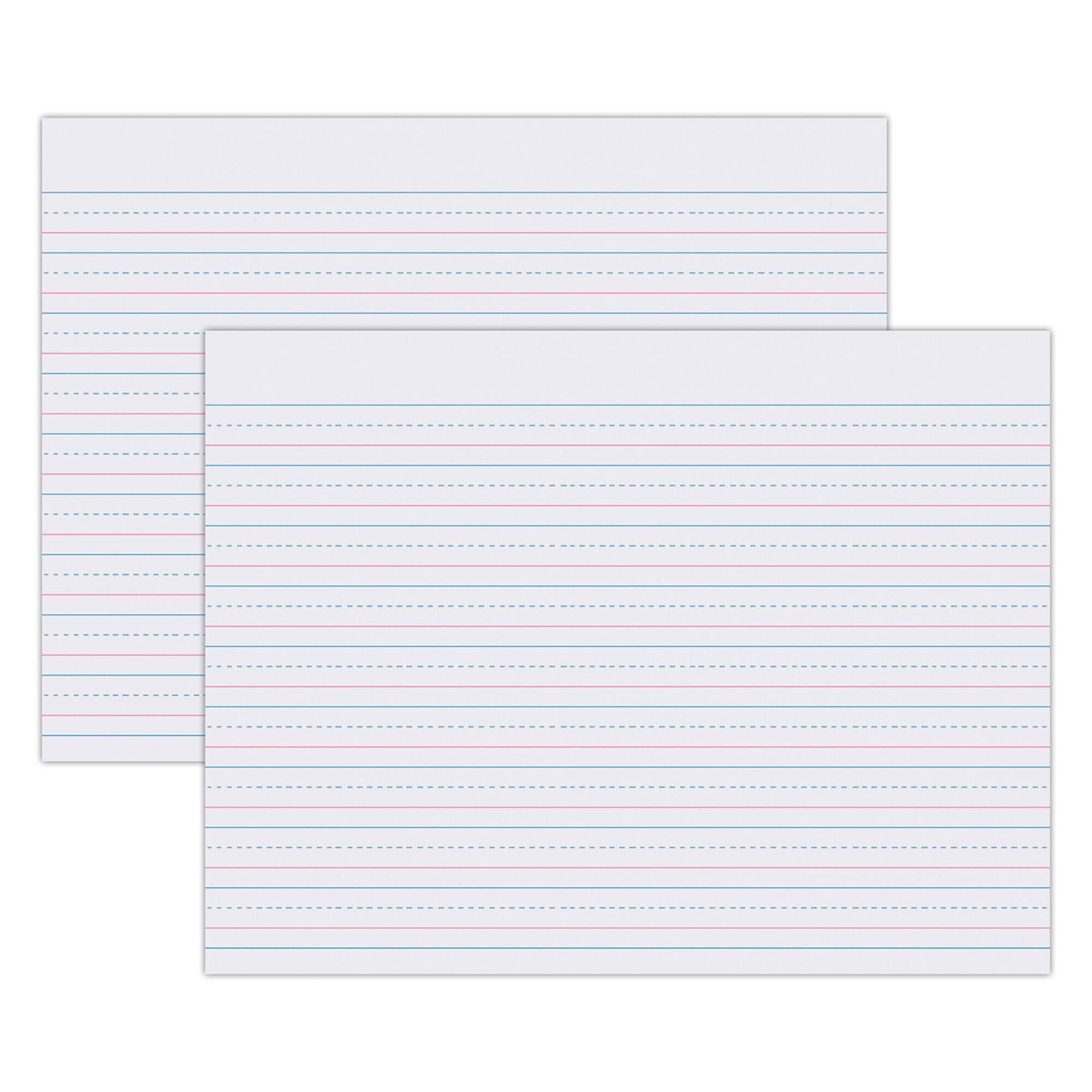 Zaner-Bloser 8" x 10.5" Sulphite Handwriting Paper Sheets